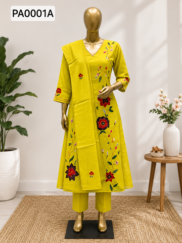3-Piece Straight Kurta Set