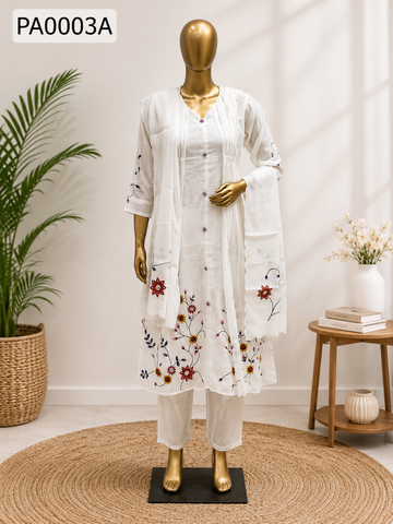 3-Piece Straight Kurta Set