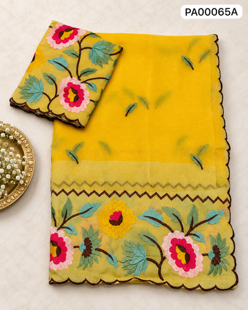 Silk Work Saree