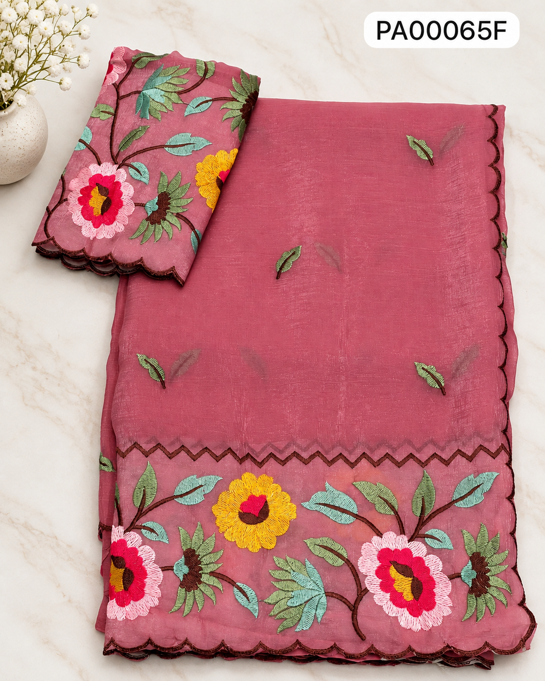 Silk Work Saree