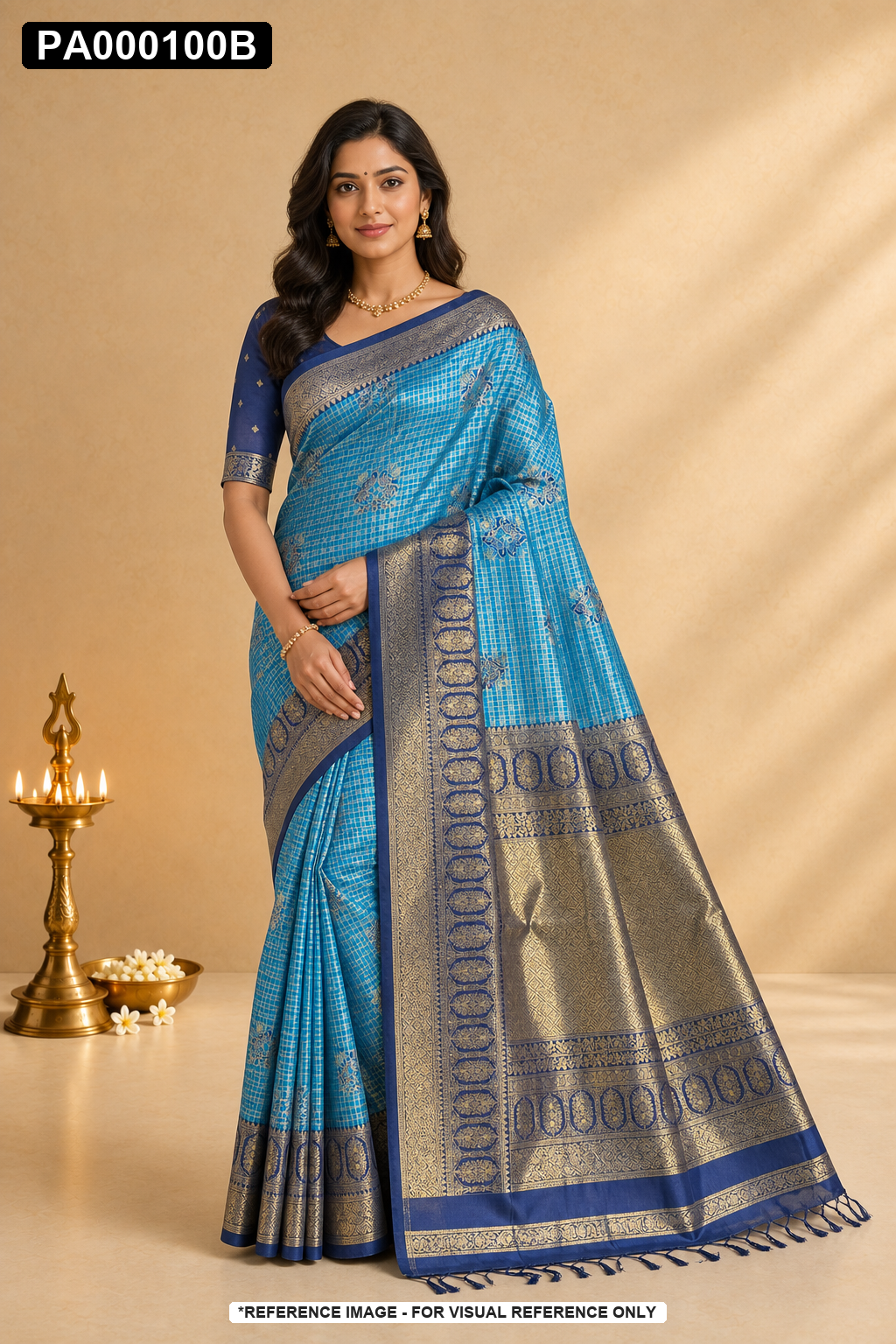 VINTAGE CHECKS SAREE