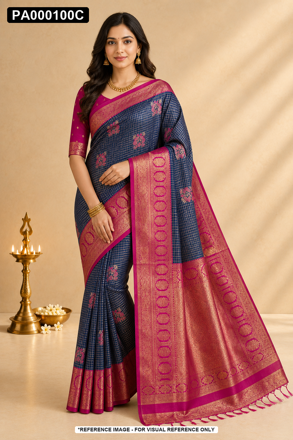 VINTAGE CHECKS SAREE