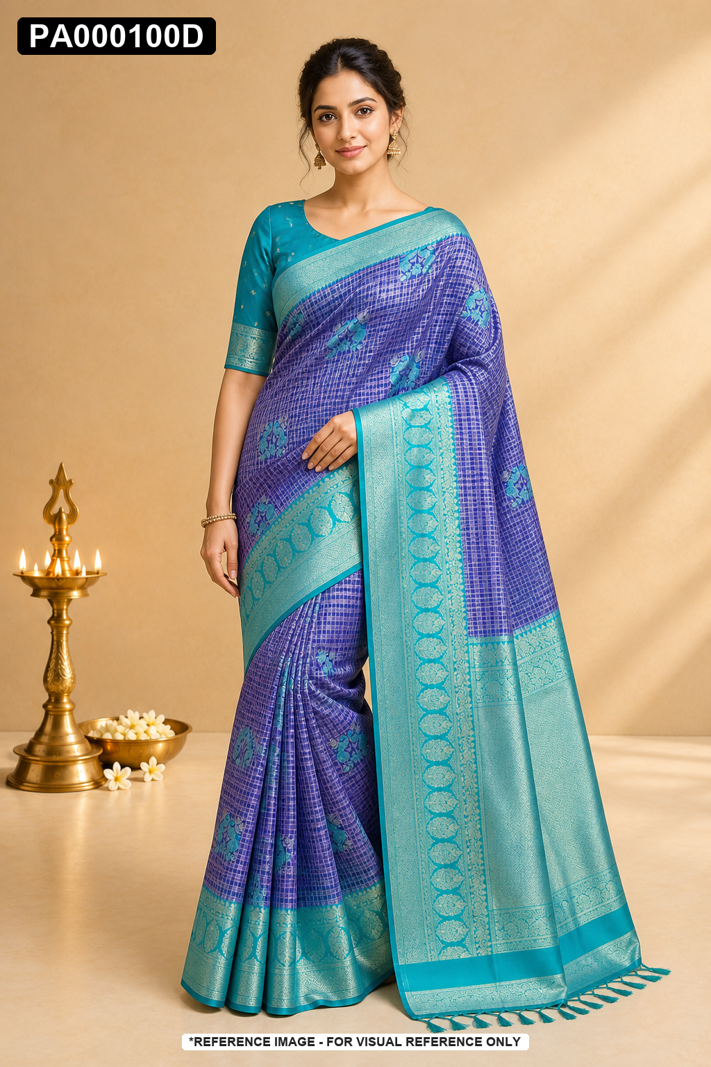 VINTAGE CHECKS SAREE