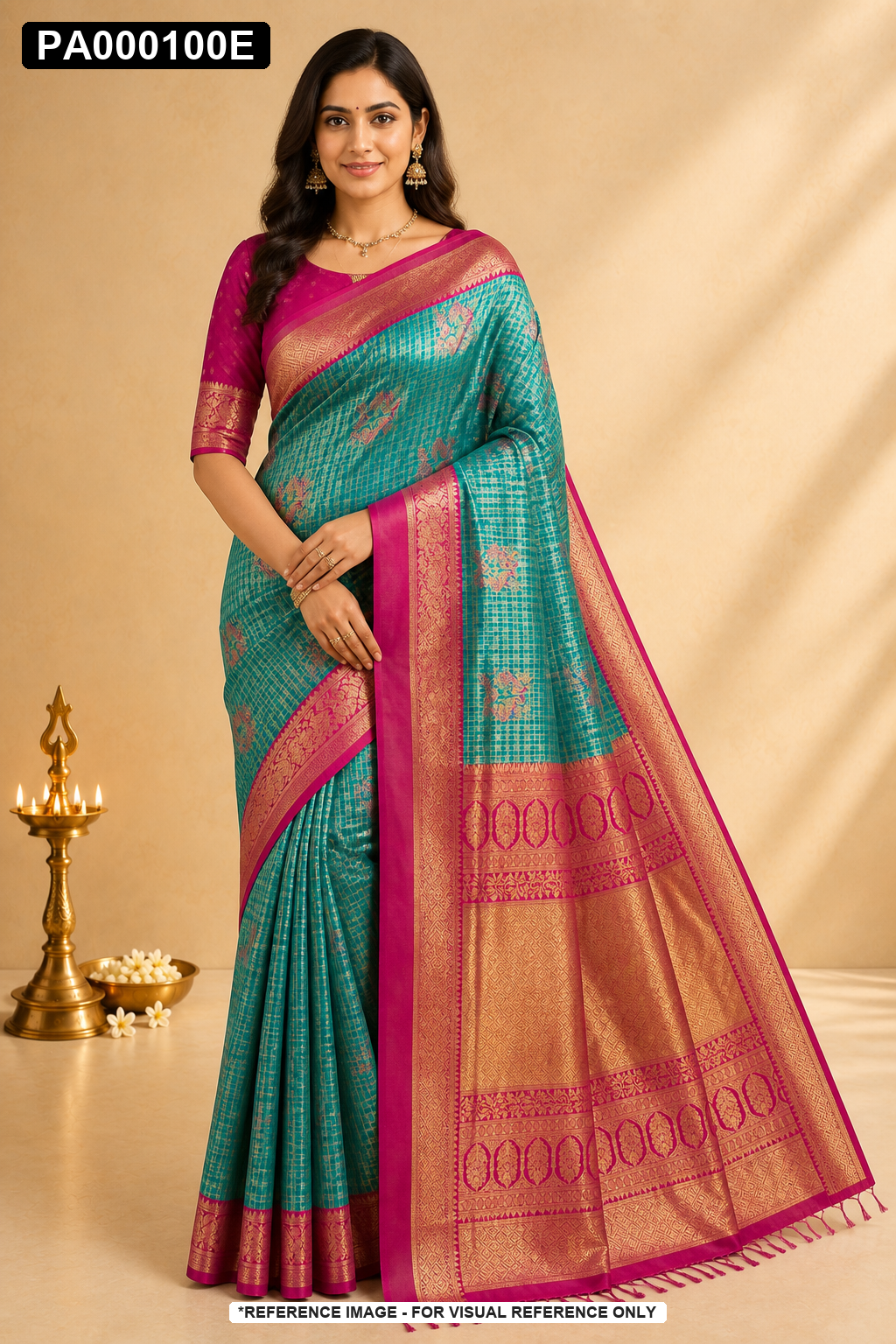 VINTAGE CHECKS SAREE