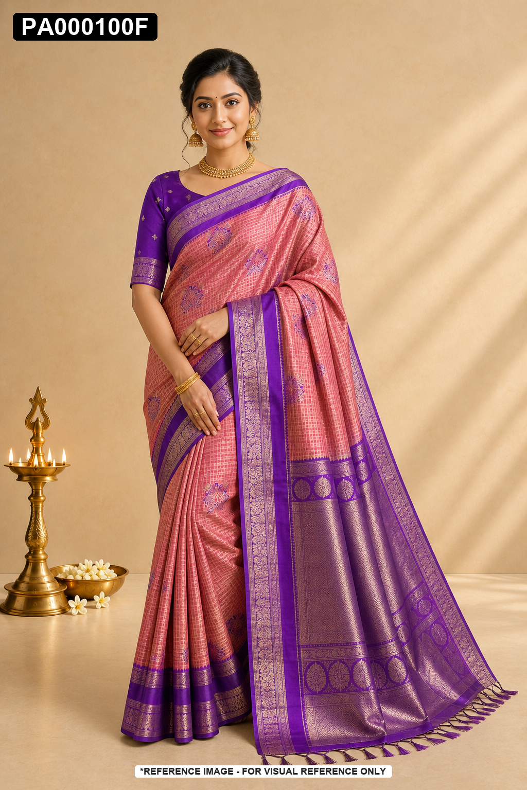 VINTAGE CHECKS SAREE
