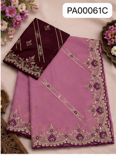 Silk Work Saree