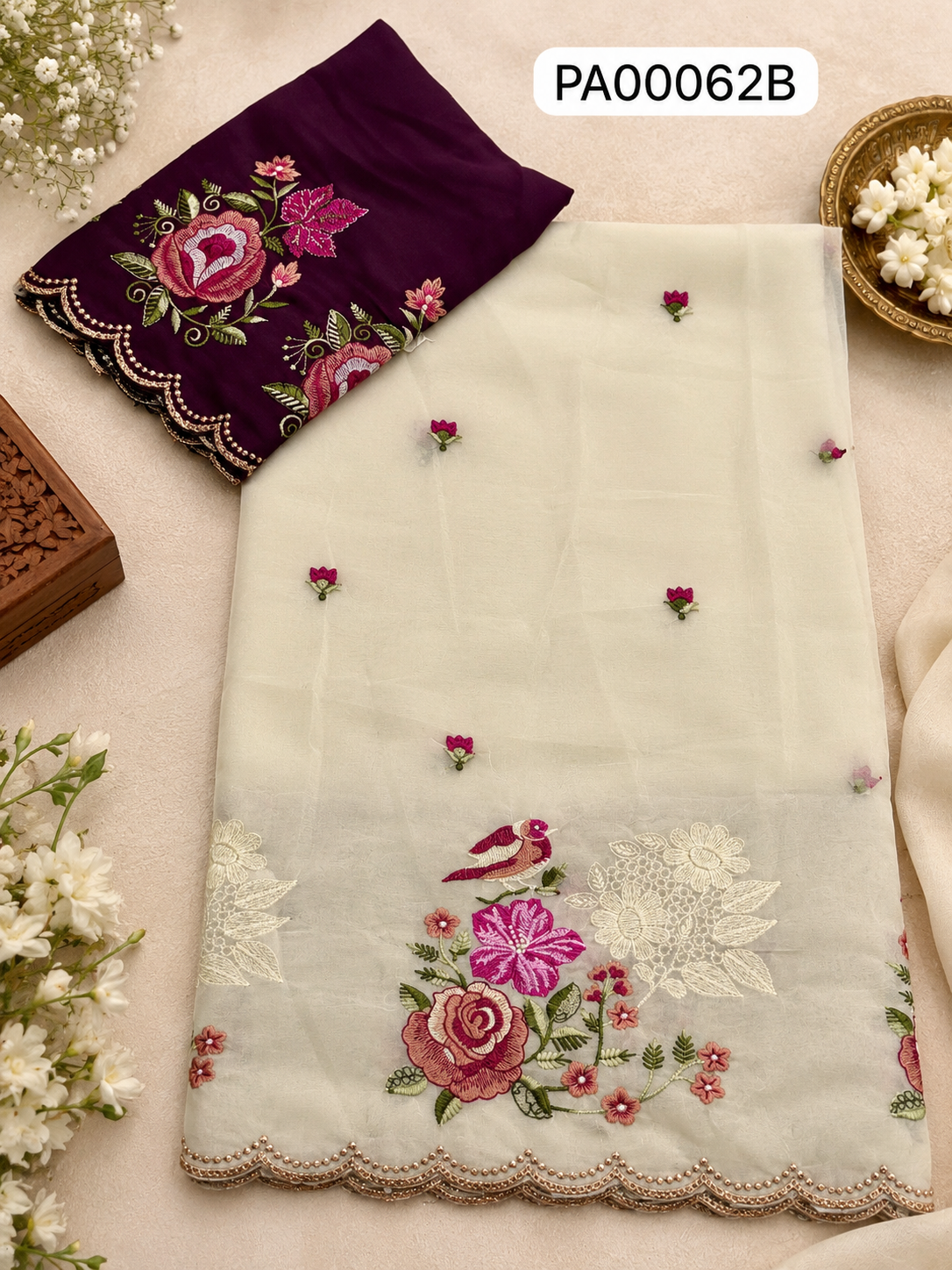 Silk Work Saree
