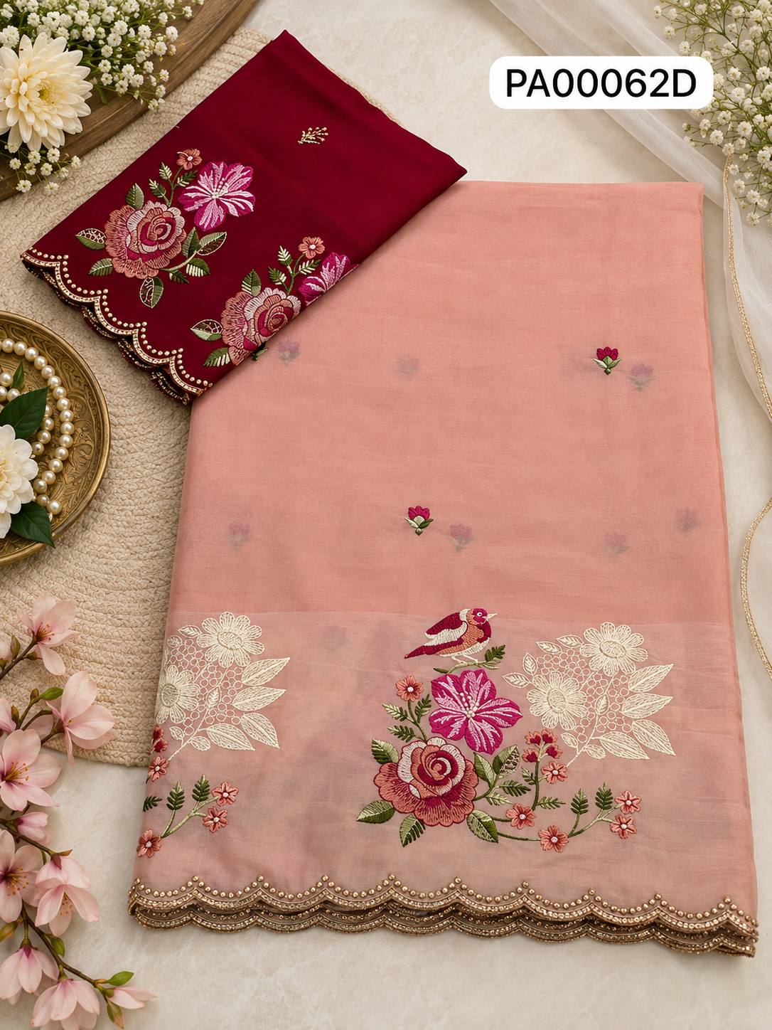 Silk Work Saree
