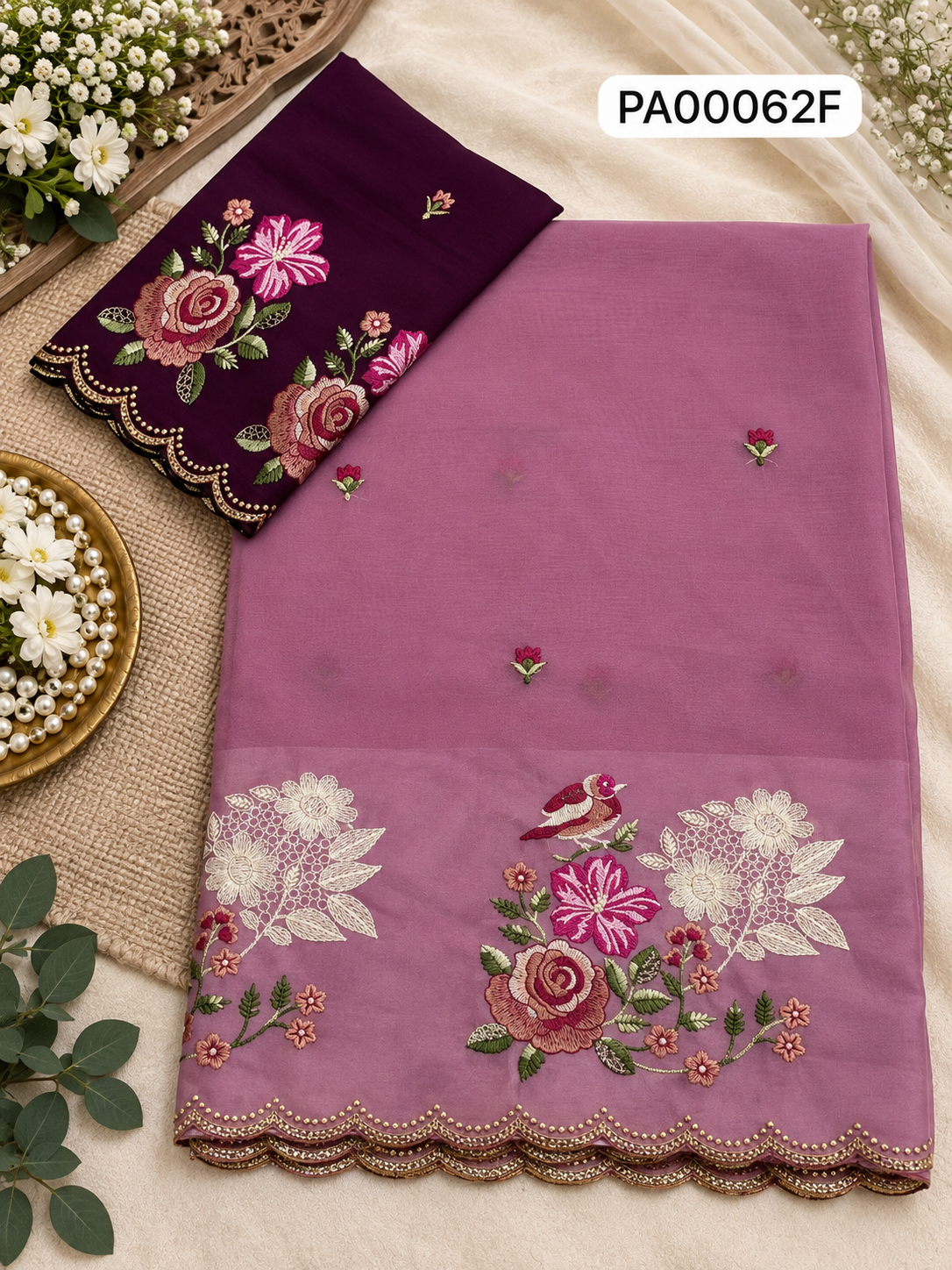 Silk Work Saree