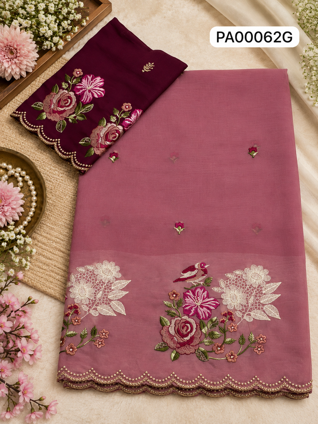 Silk Work Saree