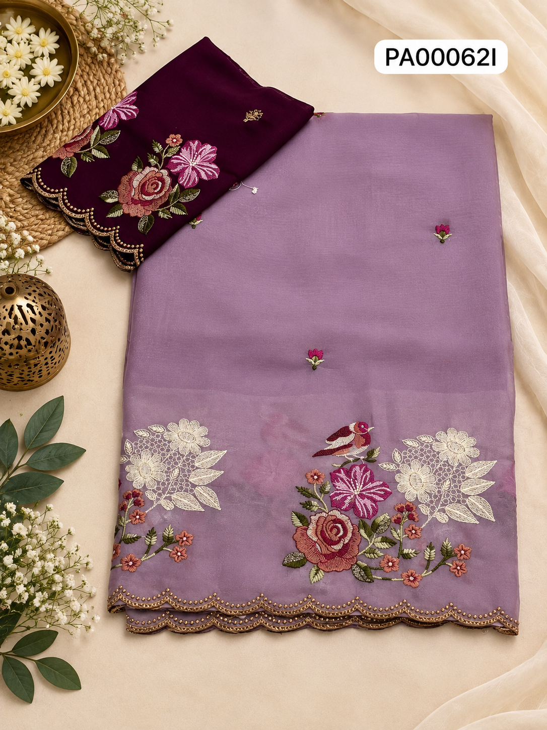 Silk Work Saree