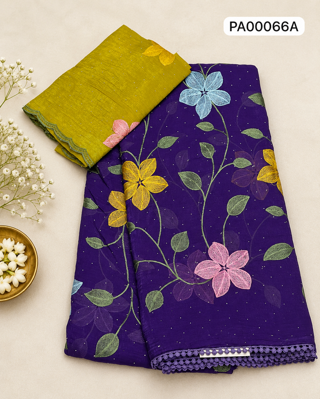 Silk Work Saree
