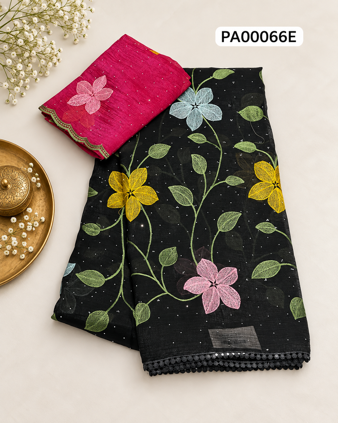 Silk Work Saree