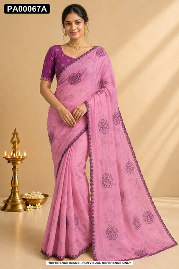 SILK WORK SAREE