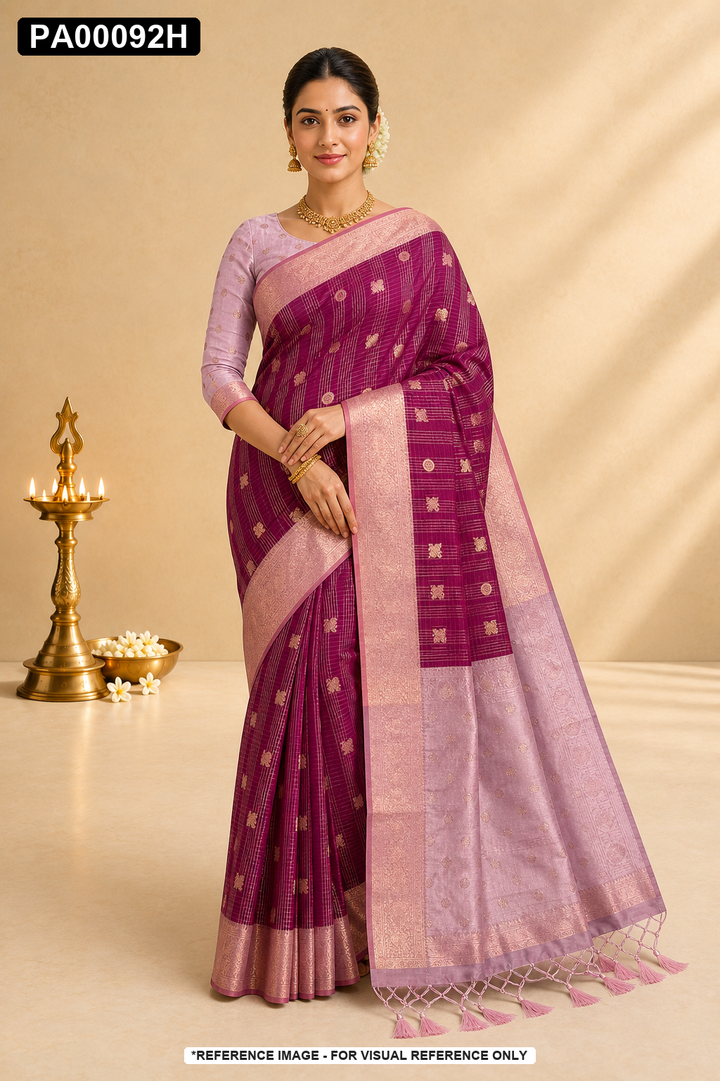 VINTAGE CHECKS SAREE
