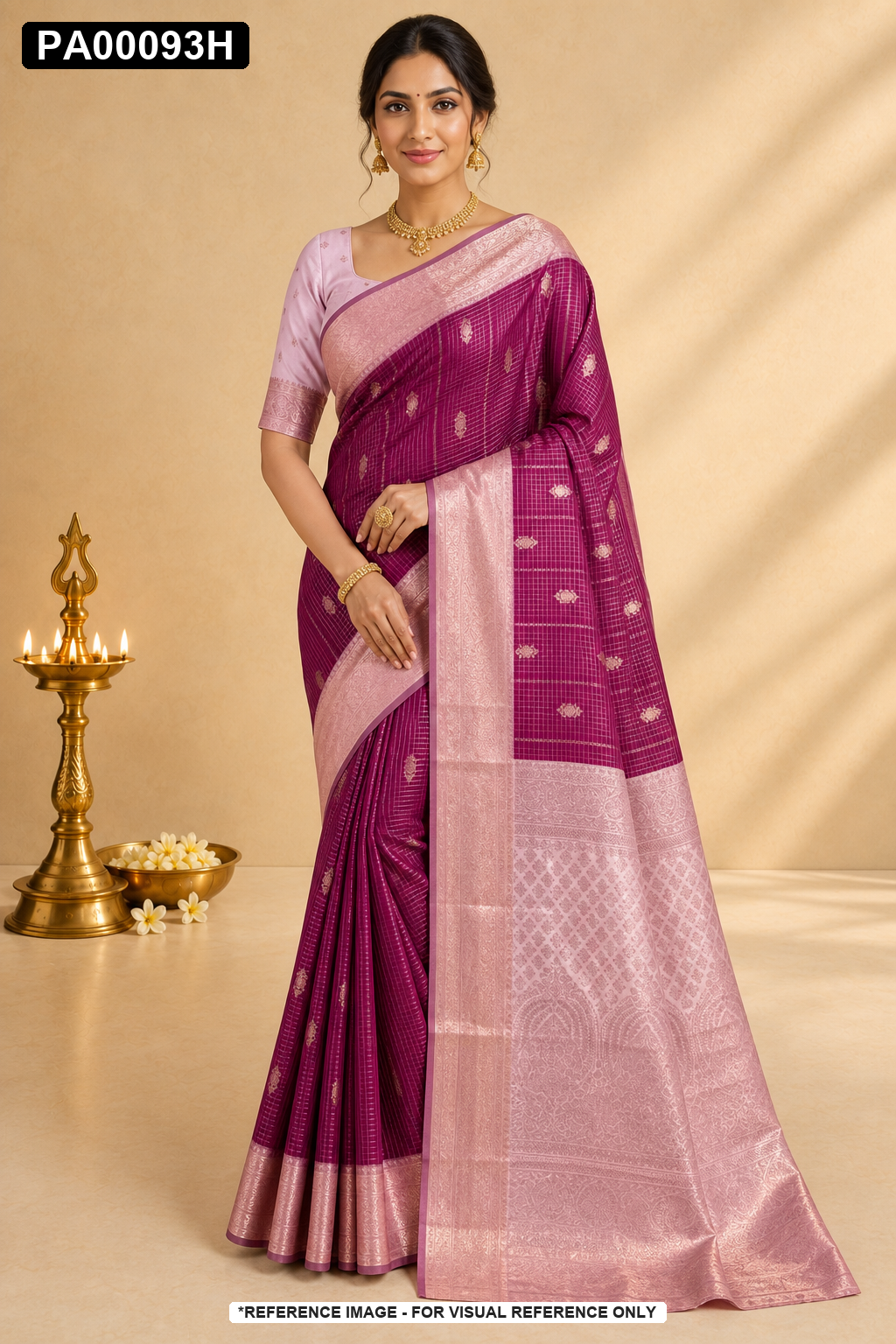 VINTAGE CHECKS SAREE